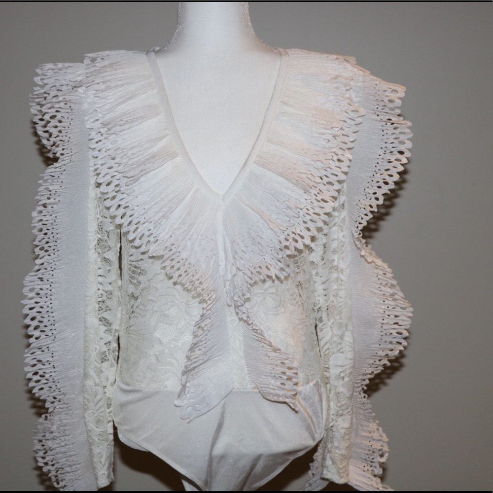 All for you lace bodysuit brand new never warn